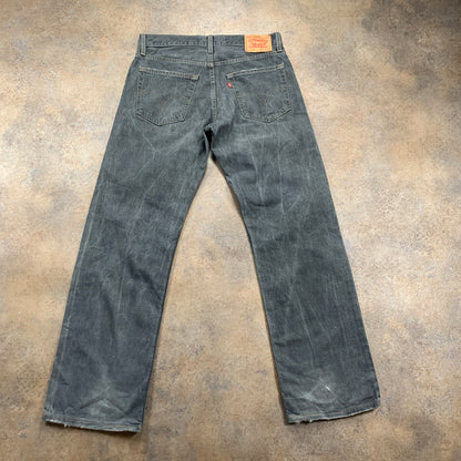 Vintage LEVI'S 529 Jeans W32 L32 Mens Relaxed Fit Straight Grey