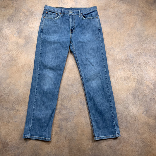LEVI'S 541 Jeans W33 L30 Mens Slim Fit Tapered Blue