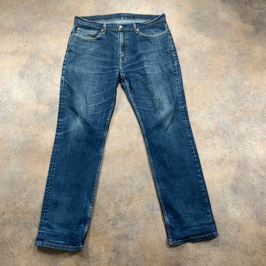 LEVI'S 514 Jeans W36 L32 Mens Regular Fit Straight Blue