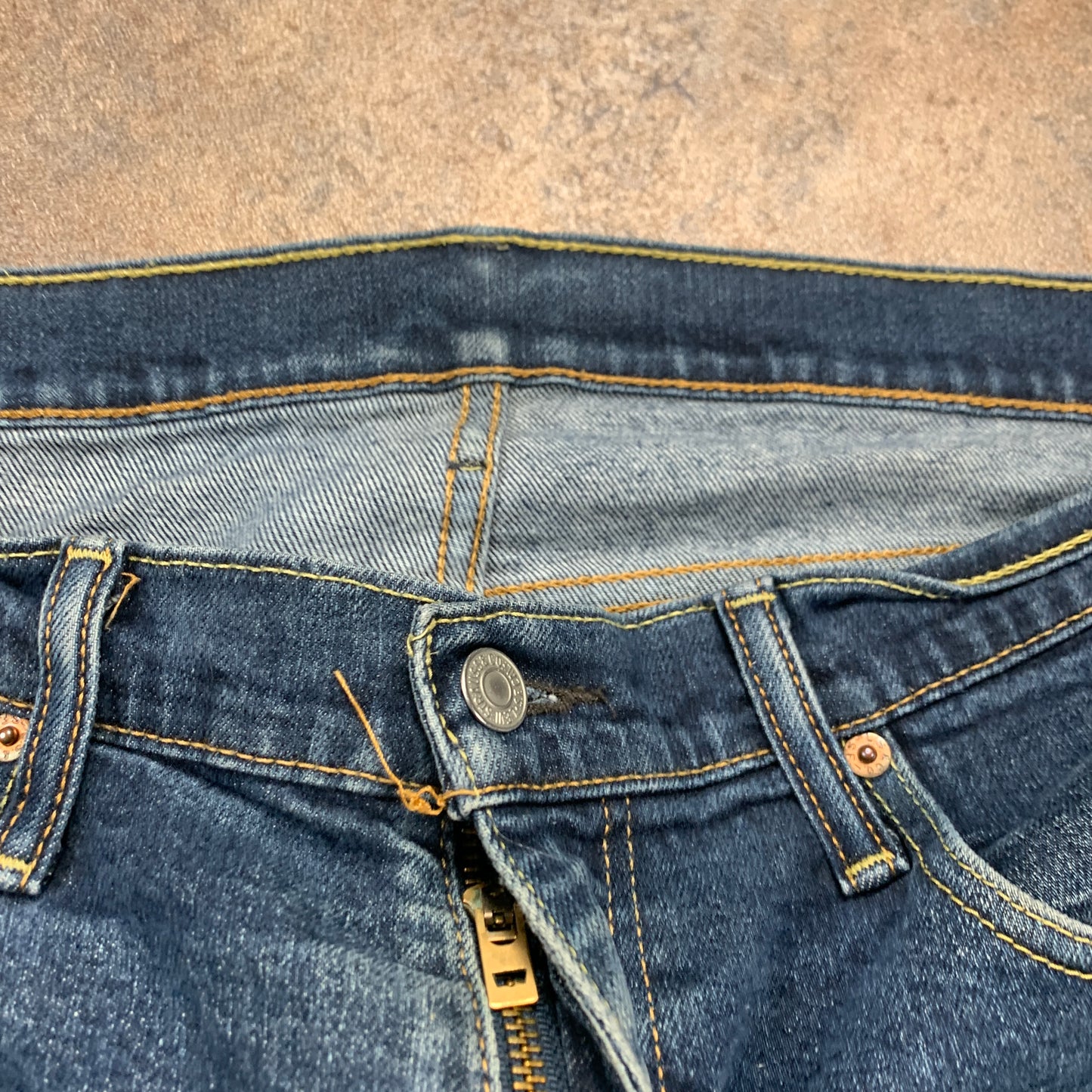 LEVI'S 514 Jeans W36 L32 Mens Regular Fit Straight Blue