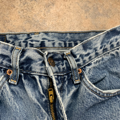 Vintage LEVI'S 521 Jeans W28 L28 Mens Regular Fit Straight Blue