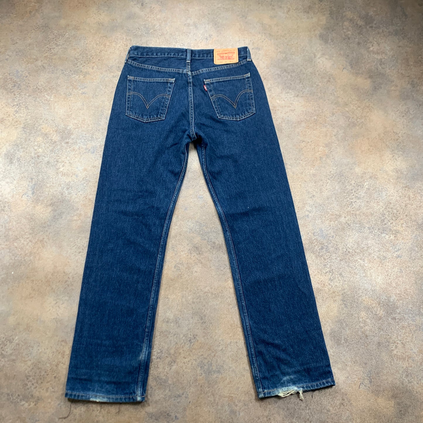 Vintage LEVI'S 581 Jeans W32 L32 Mens Regular Fit Straight Blue