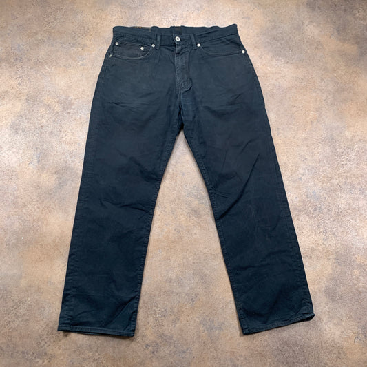 Vintage LEVI'S 751 Jeans W34 L39 Mens Regular Fit Straight Black
