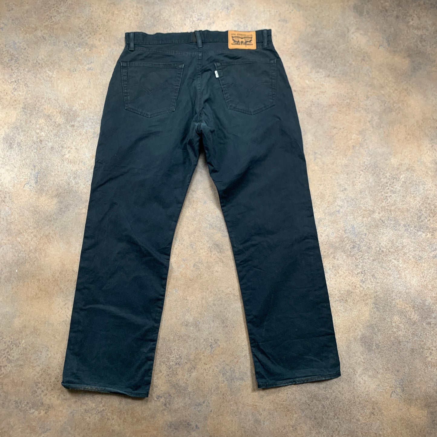 Vintage LEVI'S 751 Jeans W34 L39 Mens Regular Fit Straight Black