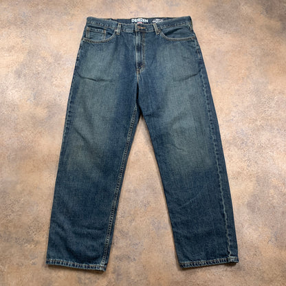 LEVI'S Denizen Jeans W38 L30 Mens Relaxed Fit Straight Blue