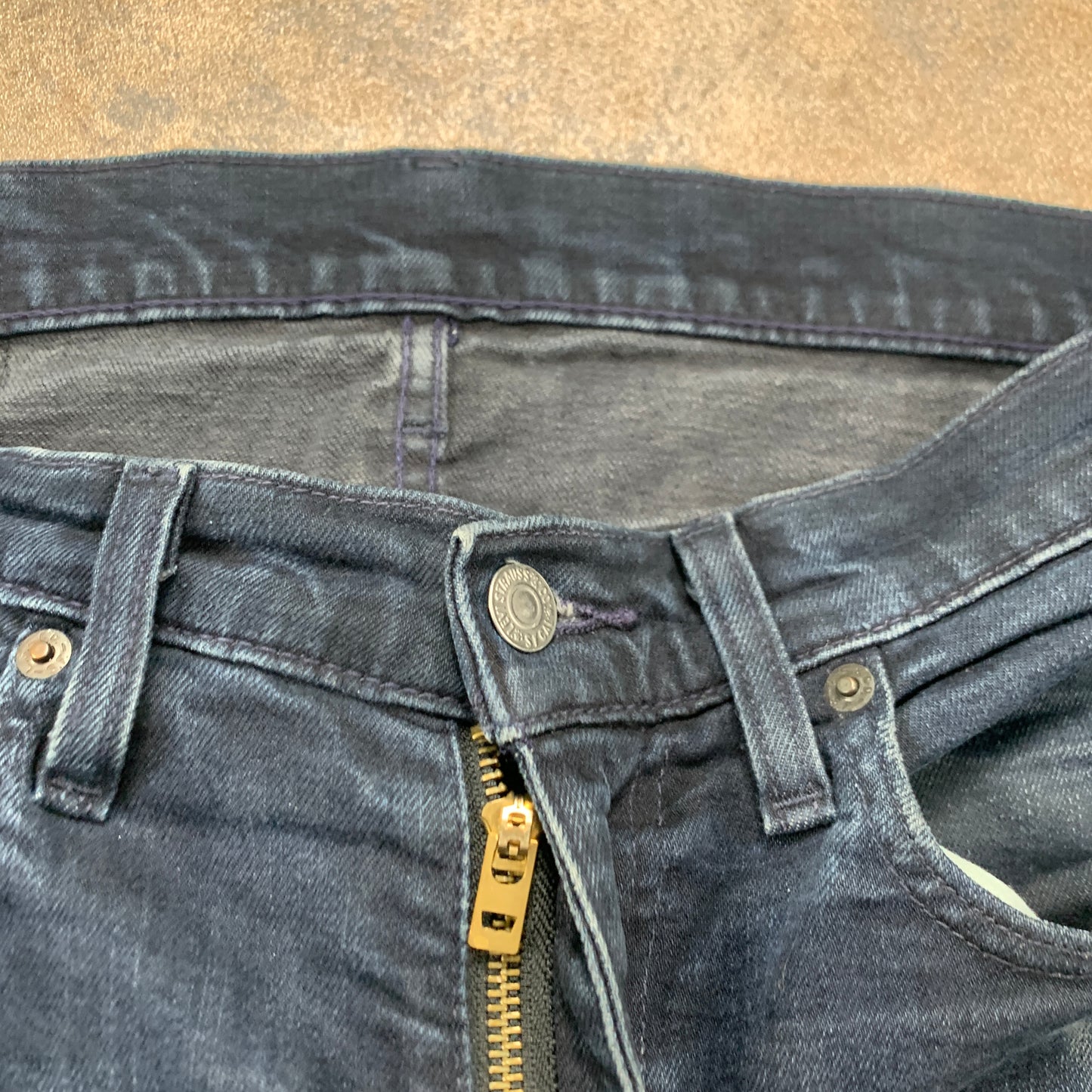 LEVI'S Skinny Tapered Jeans W32 L30 Mens Blue