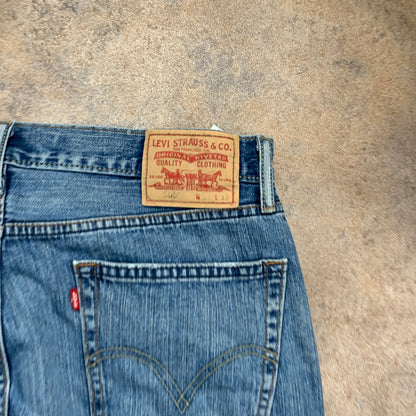Vintage LEVI'S 505 Jeans W36 L32 Mens Regular Fit Straight Blue