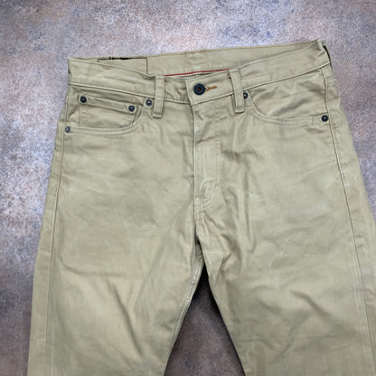 LEVI'S 504 Jeans W31 L33 Mens Regular Fit Straight Beige