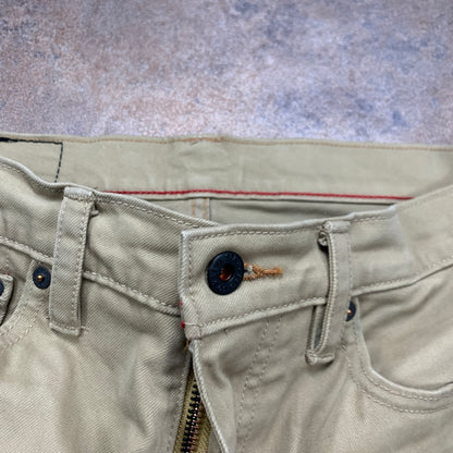 LEVI'S 504 Jeans W31 L33 Mens Regular Fit Straight Beige