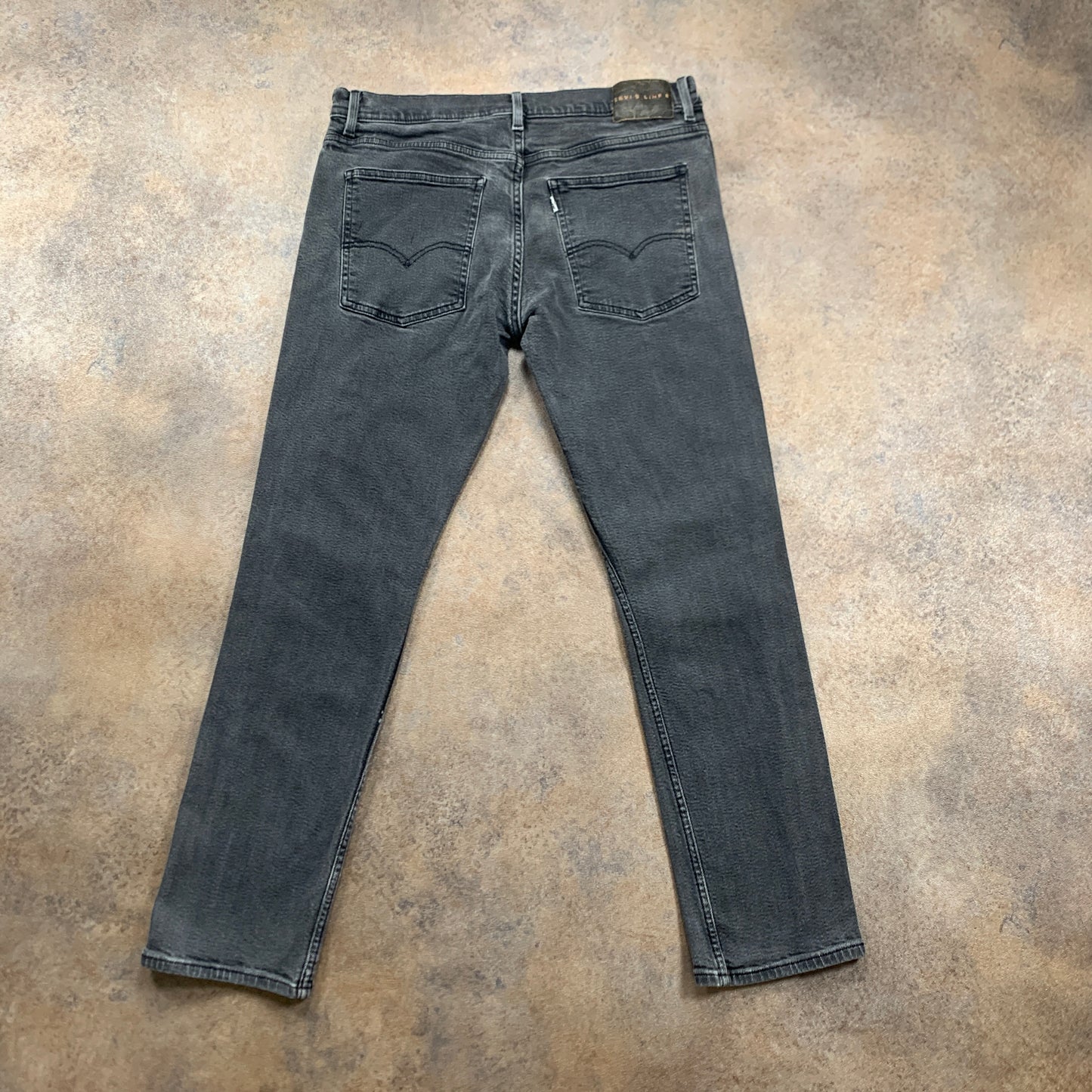 LEVI'S Line 8 Jeans W34 L29 Mens Skinny Fit Grey