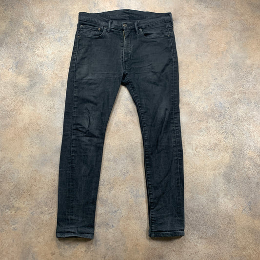 LEVI'S 519 Jeans W32 L27 Mens Skinny Fit Grey