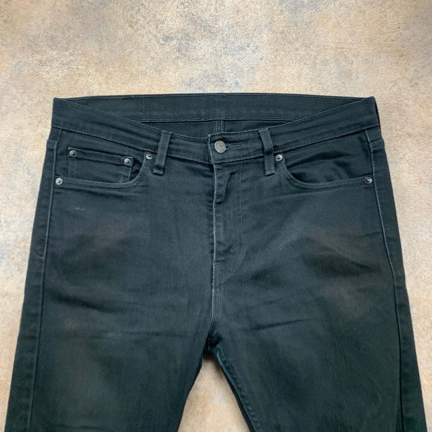 LEVI'S Jeans W32 L30 Mens Slim Fit Black