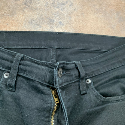 LEVI'S Jeans W32 L30 Mens Slim Fit Black