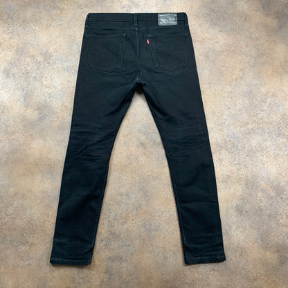 LEVI'S Jeans W32 L30 Mens Slim Fit Black
