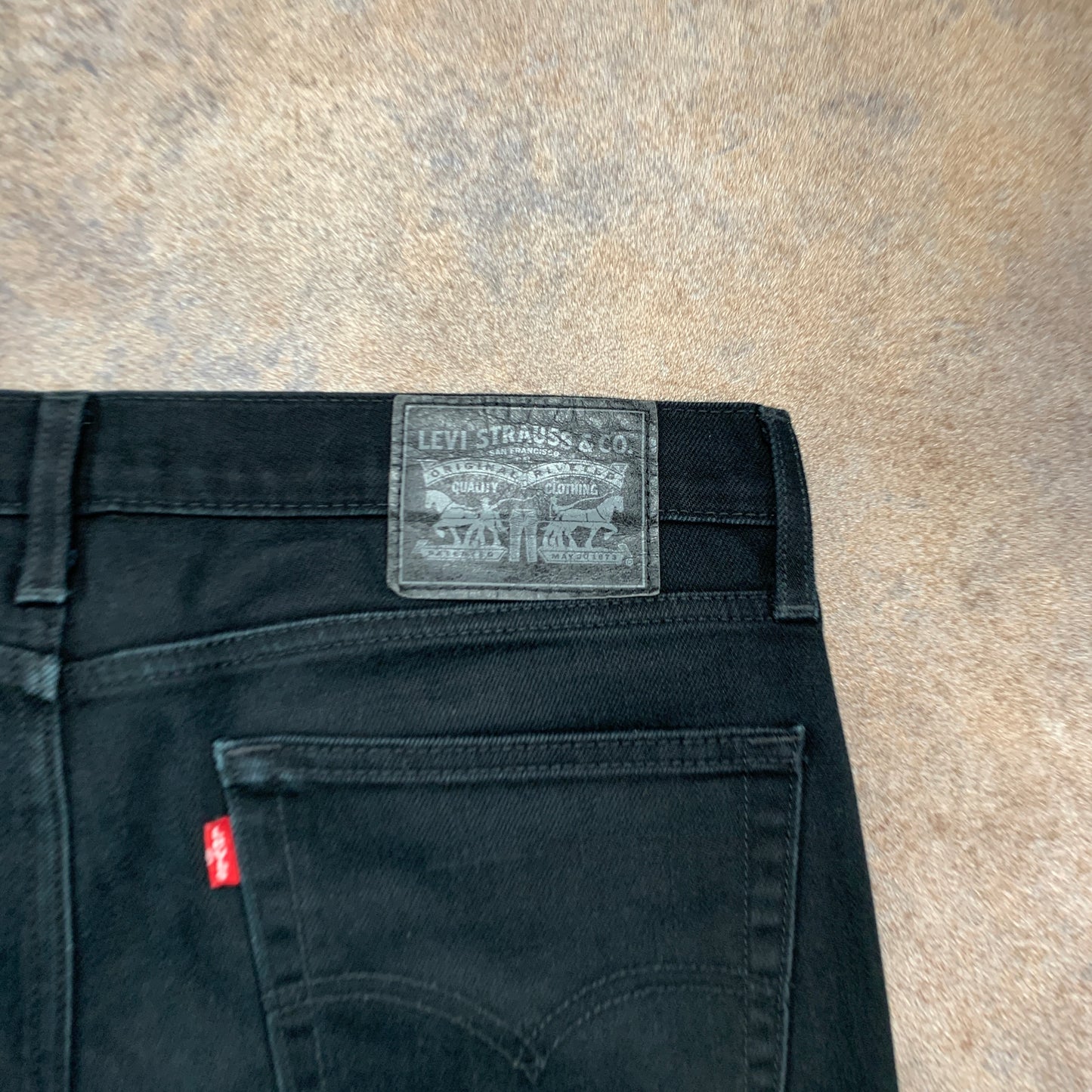 LEVI'S Jeans W32 L30 Mens Slim Fit Black