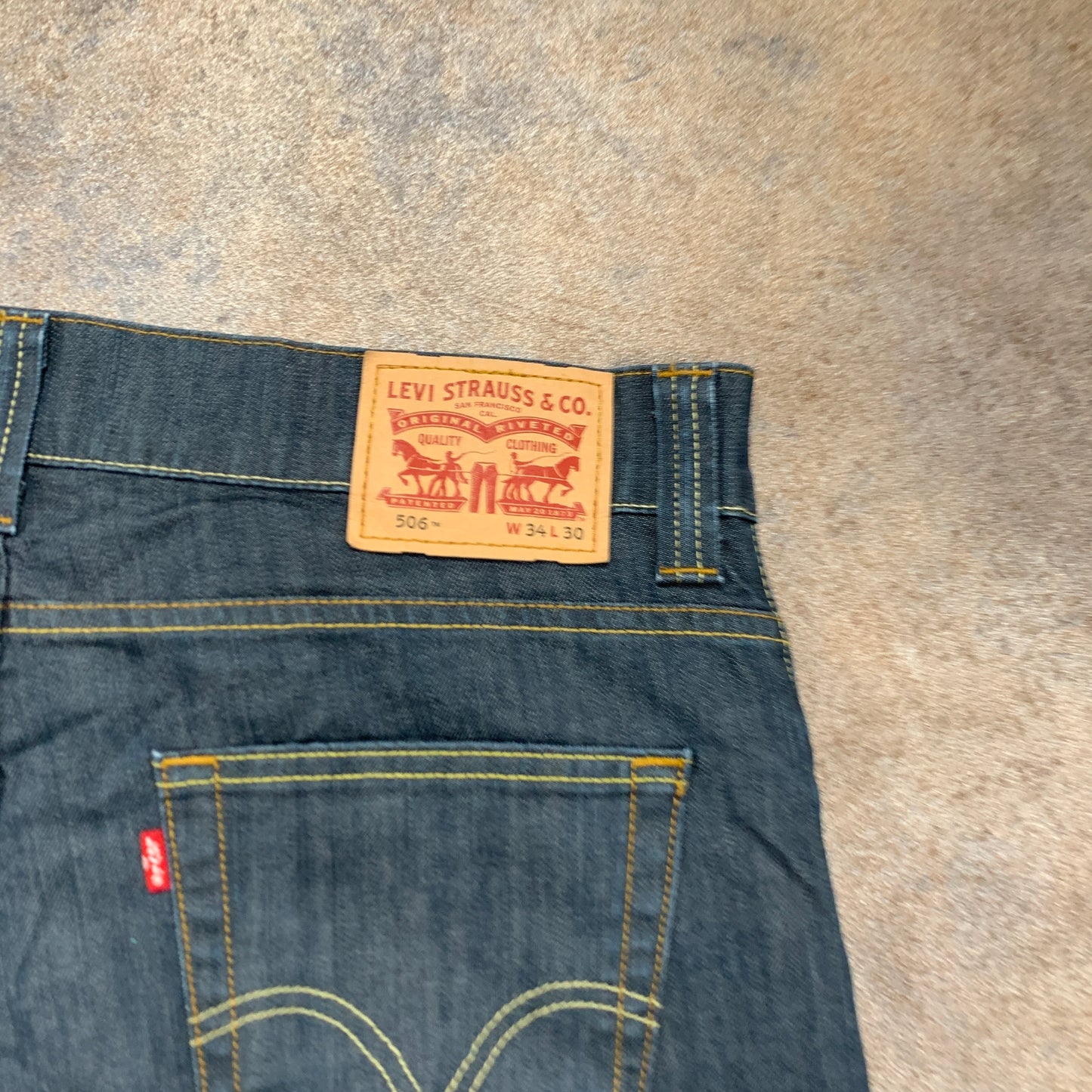 Vintage LEVI'S 506 Jeans W34 L27 Mens Regular Fit Straight Blue