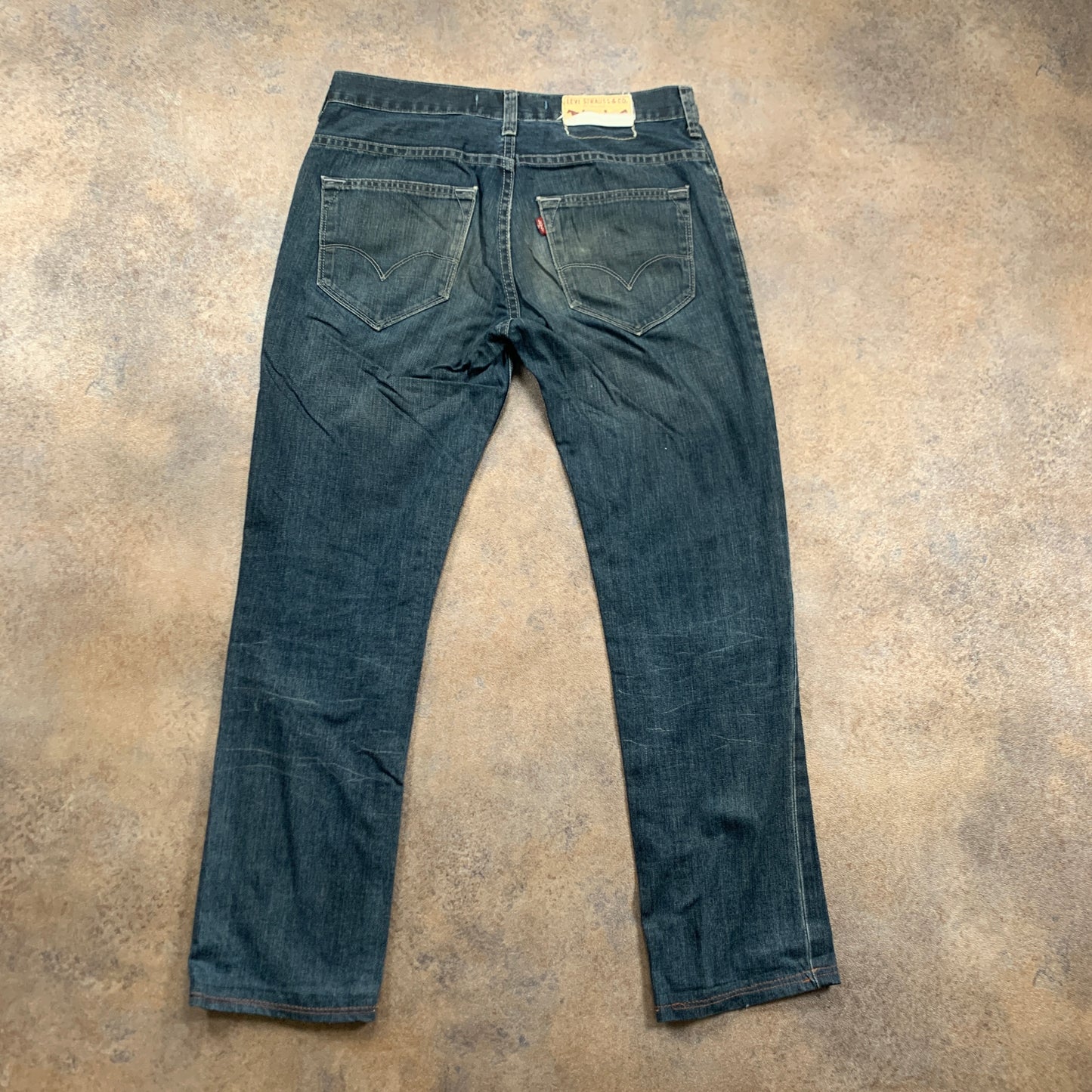 Vintage LEVI'S 513 Jeans W32 L28 Mens Slim Fit Blue