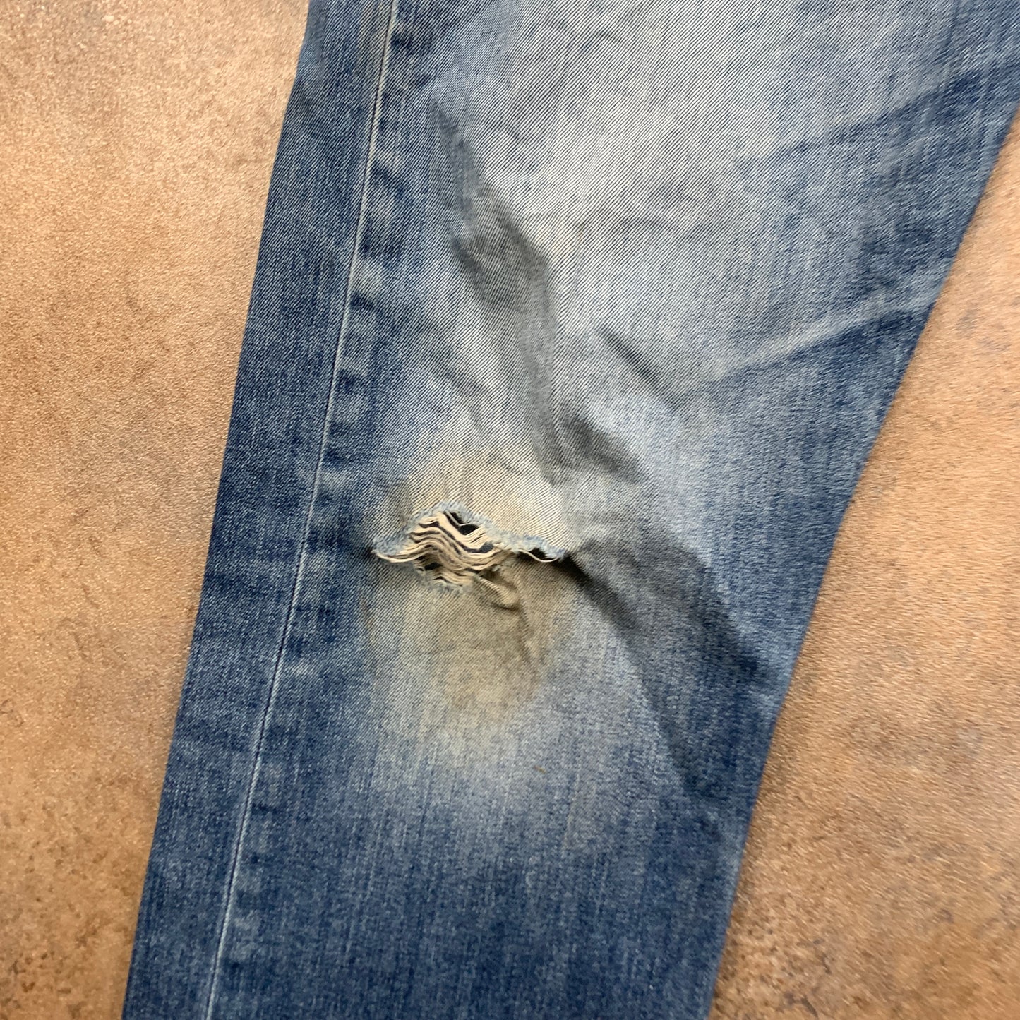 LEVI'S 504 Jeans W34 L31 Mens Regular Fit Straight Blue