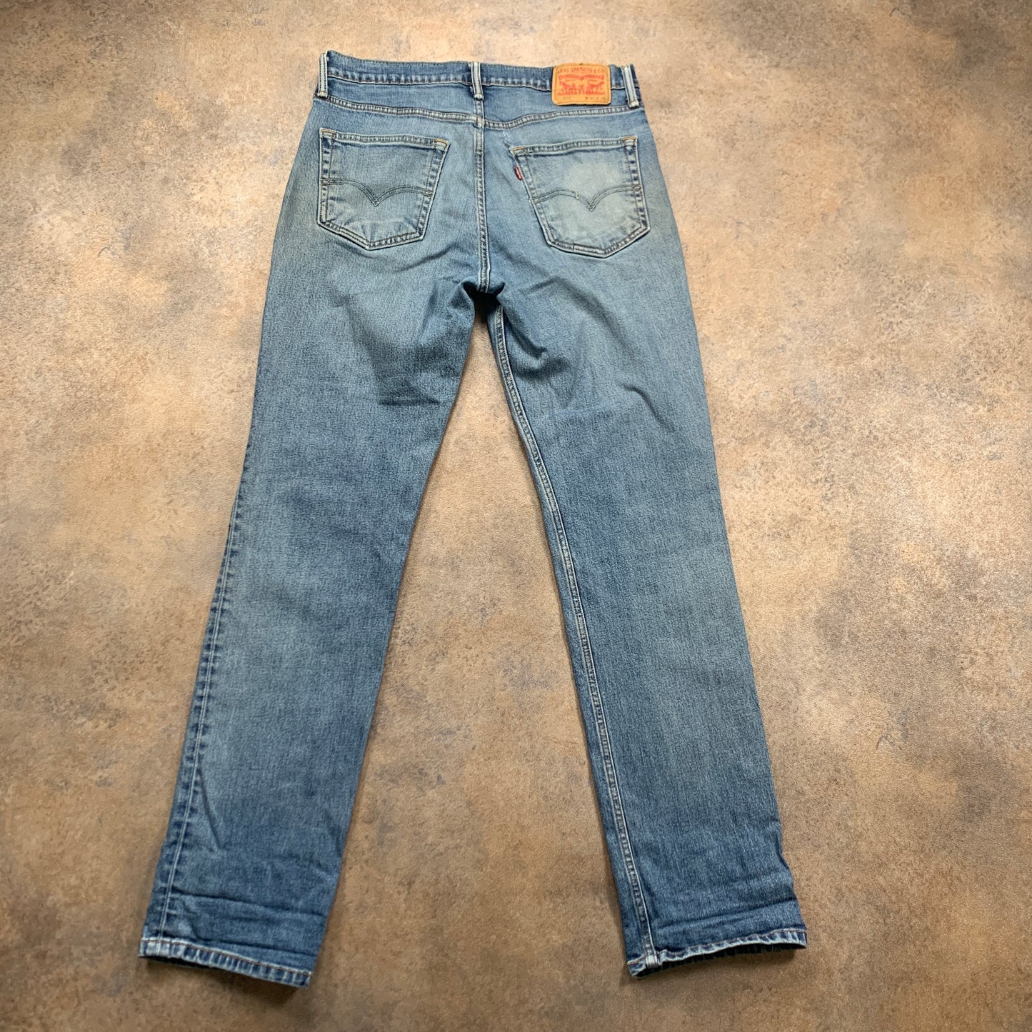 LEVI'S 516 Jeans W34 L34 Mens Regular Fit Straight Blue