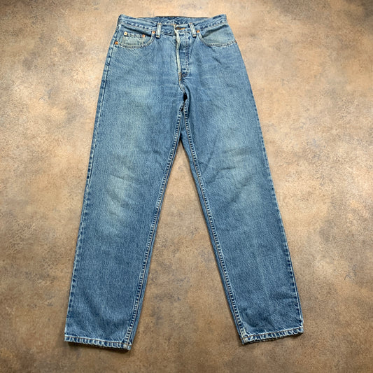 Vintage LEVI'S 618 Jeans W30 L32 Mens Regular Fit Tapered Blue 70s