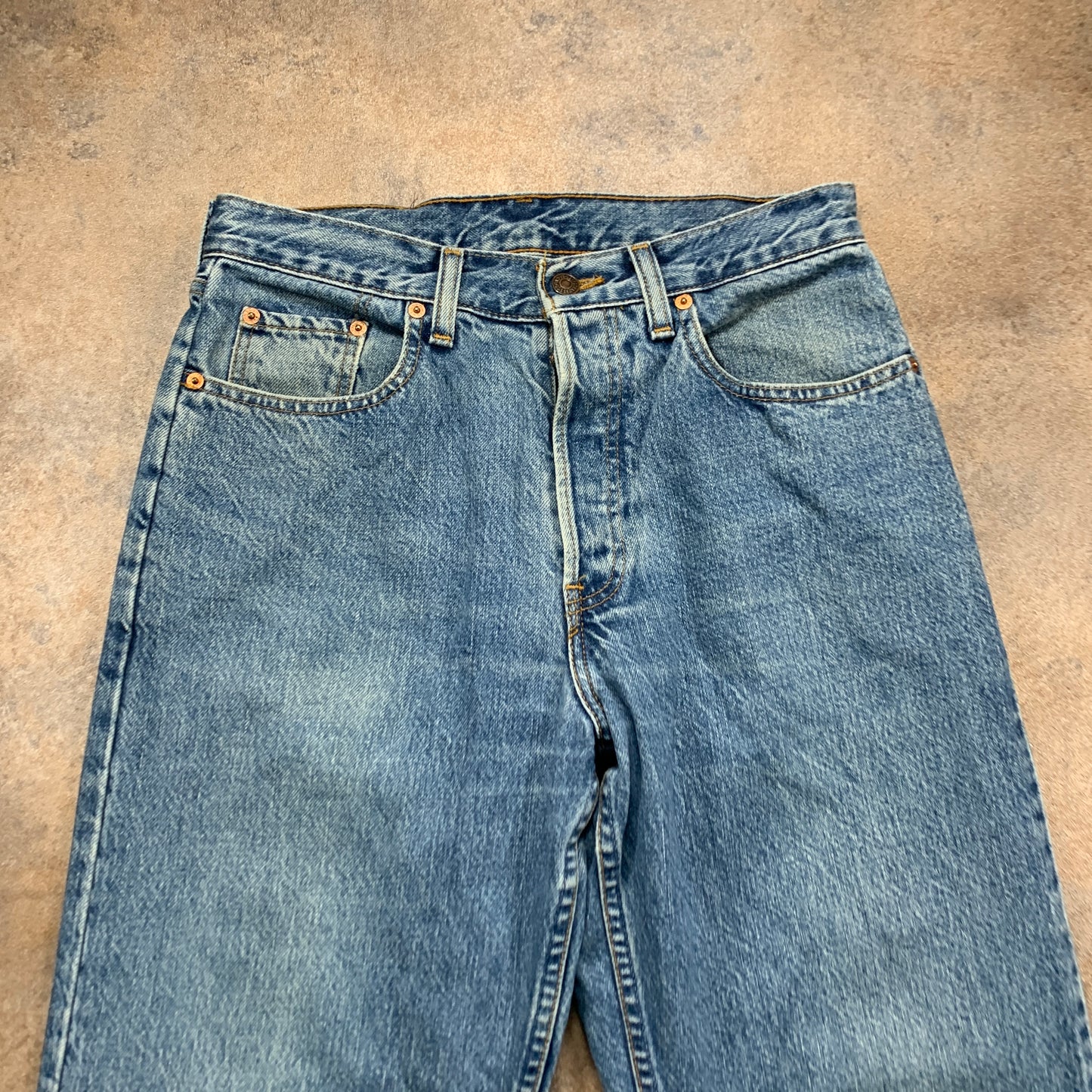 Vintage LEVI'S 618 Jeans W30 L32 Mens Regular Fit Tapered Blue 70s