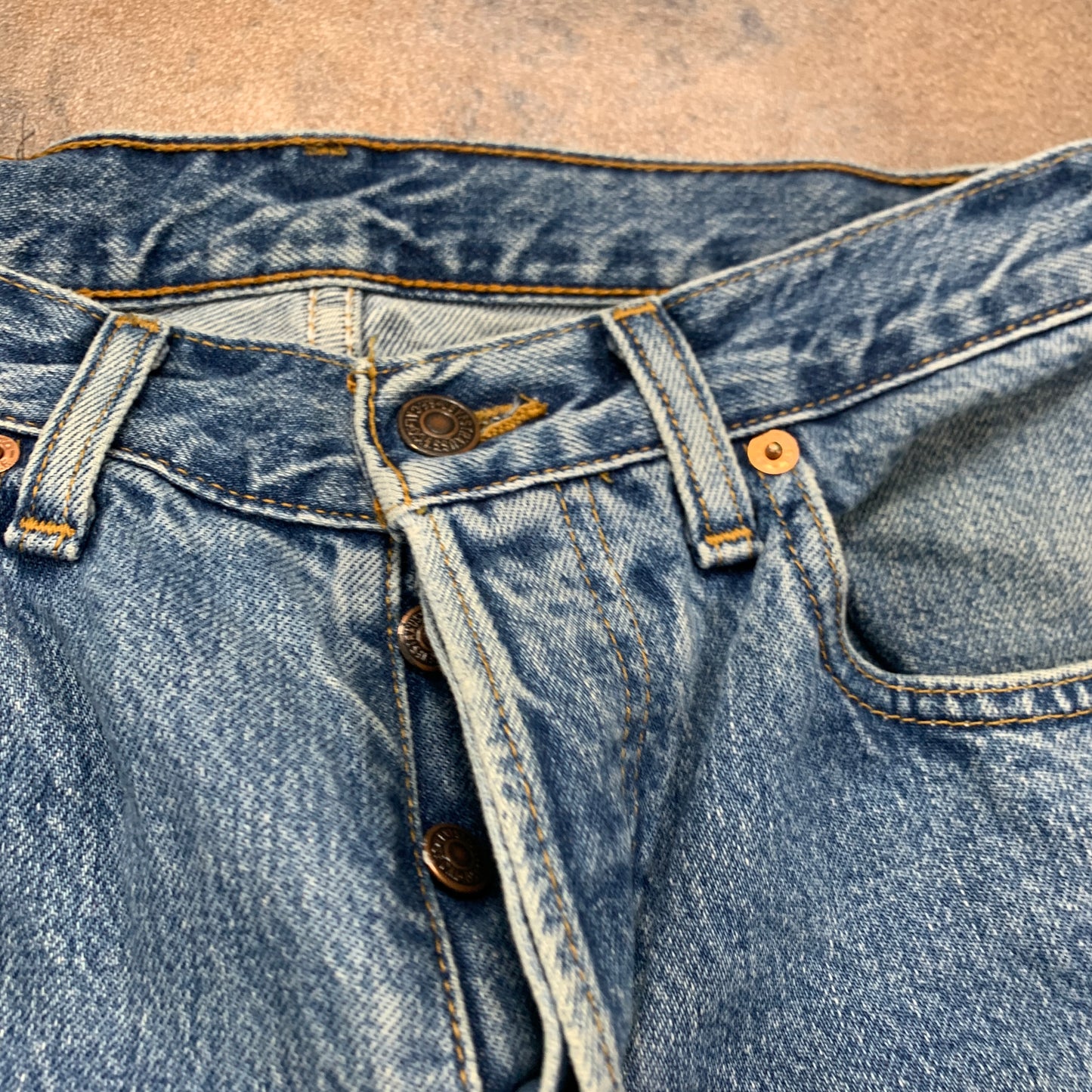 Vintage LEVI'S 618 Jeans W30 L32 Mens Regular Fit Tapered Blue 70s