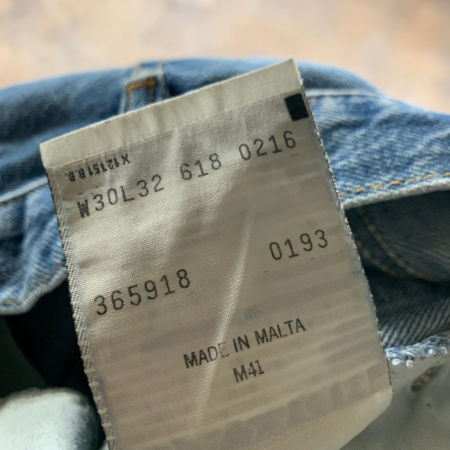Vintage LEVI'S 618 Jeans W30 L32 Mens Regular Fit Tapered Blue 70s