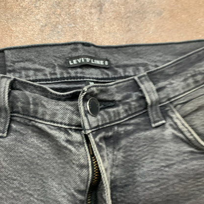 LEVI'S Line 8 Jeans W30 L28 Mens Skinny Fit Grey