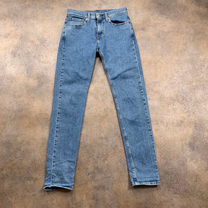 LEVI'S 519 Jeans W28 L32 Mens Skinny Fit Blue