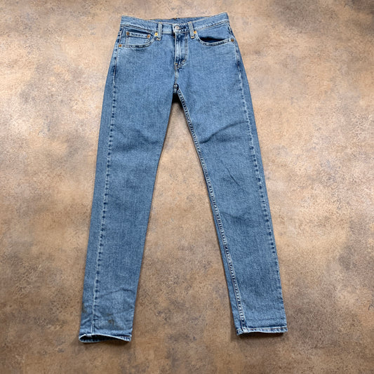 LEVI'S 519 Jeans W28 L32 Mens Skinny Fit Blue