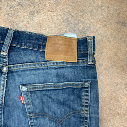 LEVI'S 512 Jeans W31 L30 Mens Slim Fit Tapered Blue