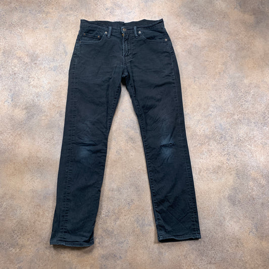 LEVI'S 511 Jeans W30 L28 Mens Slim Fit Black