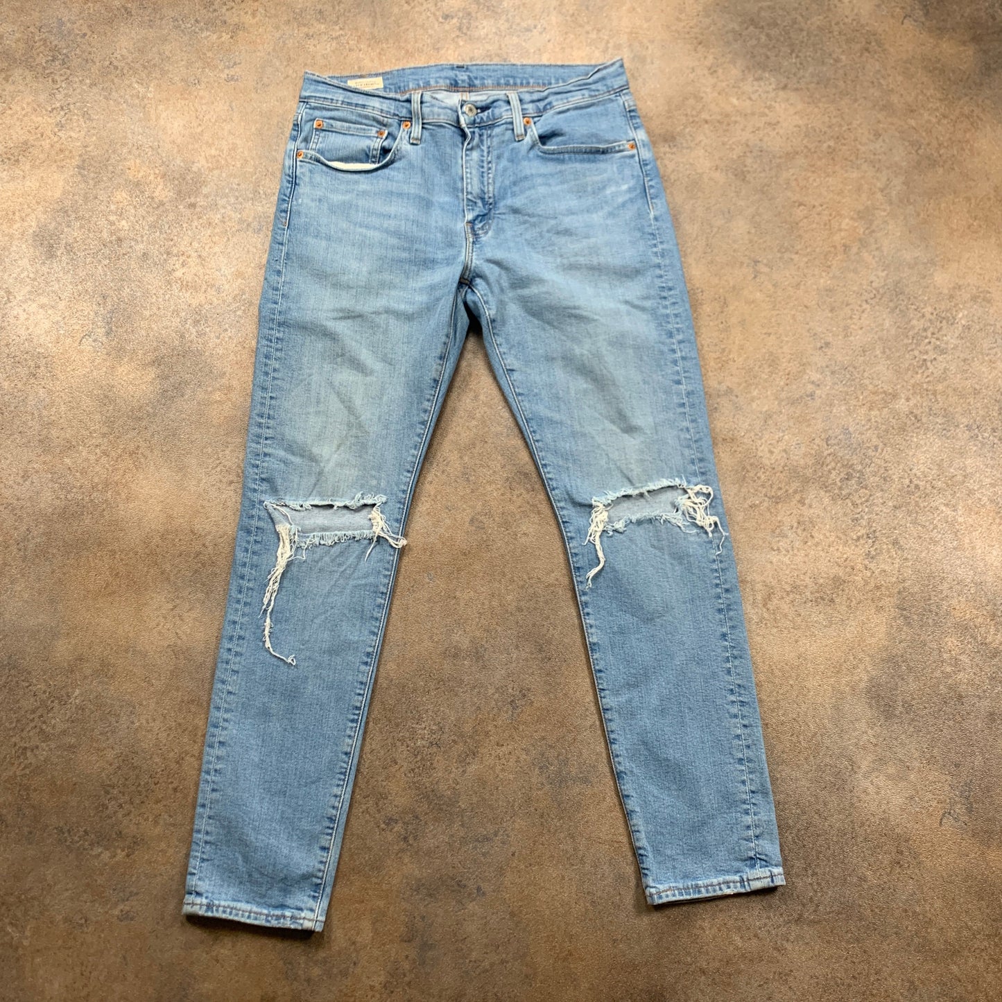 LEVI'S Skinny Tapered Jeans W32 L30 Mens Blue