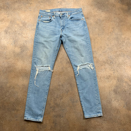 LEVI'S Skinny Tapered Jeans W32 L30 Mens Blue