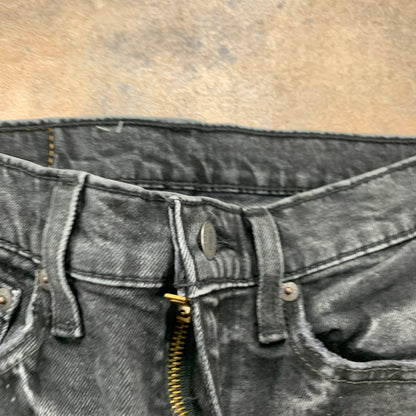 LEVI'S 519 Jeans W28 L29 Mens Skinny Fit Grey