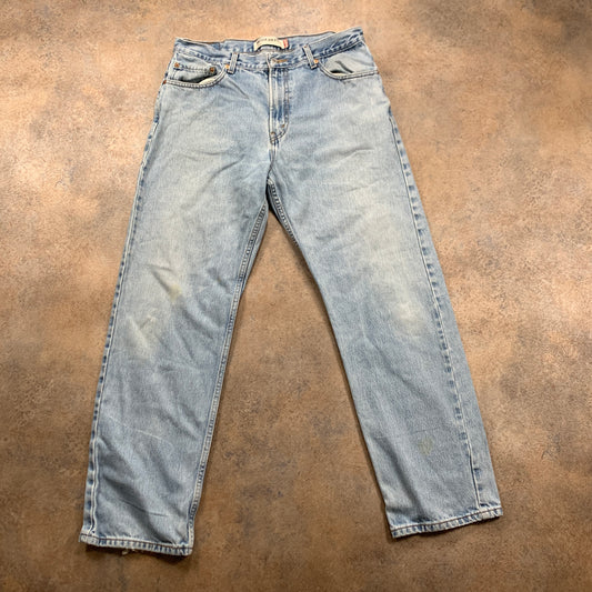 Vintage LEVI'S 505 Jeans W36 L31 Mens Regular Fit Straight Blue