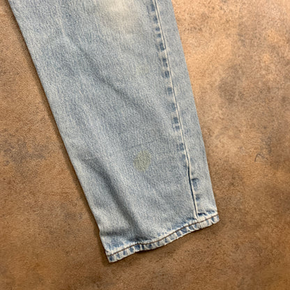Vintage LEVI'S 505 Jeans W36 L31 Mens Regular Fit Straight Blue