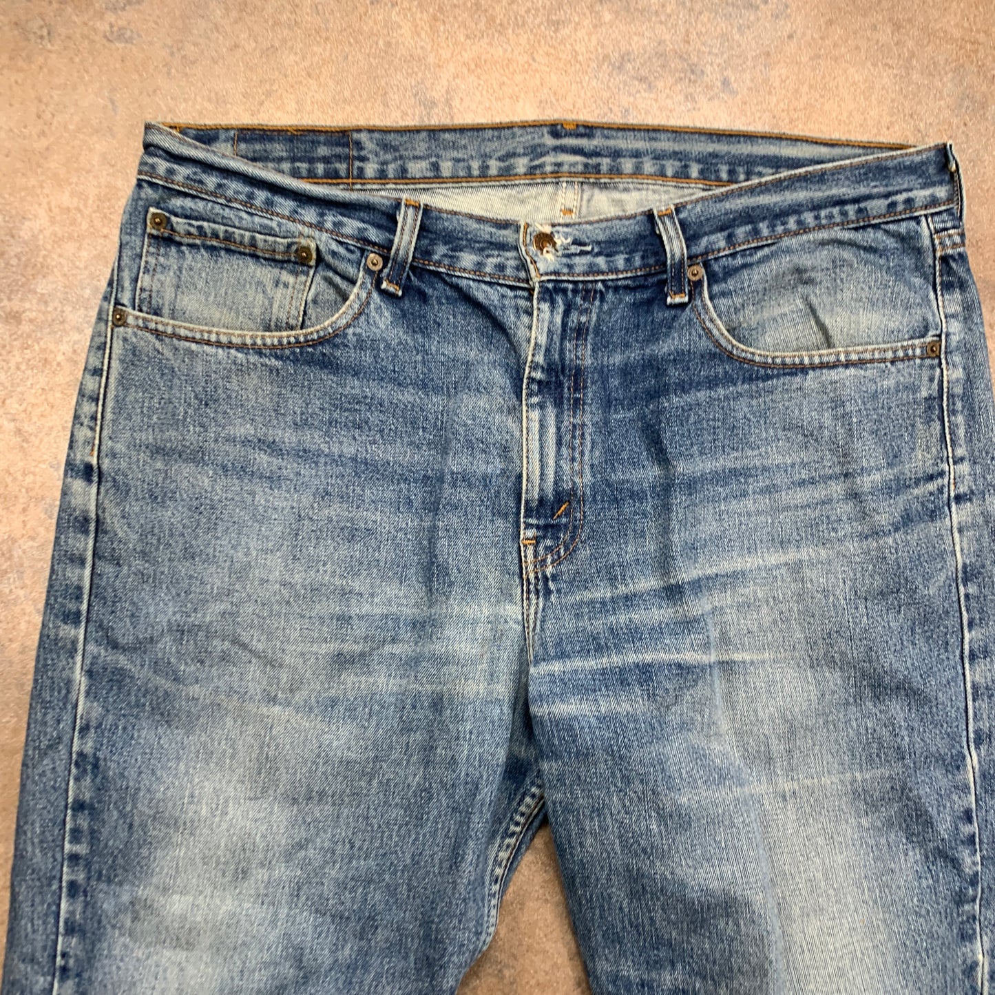 Vintage LEVI'S 752 Jeans W38 L30 Mens Relaxed Fit Straight Blue