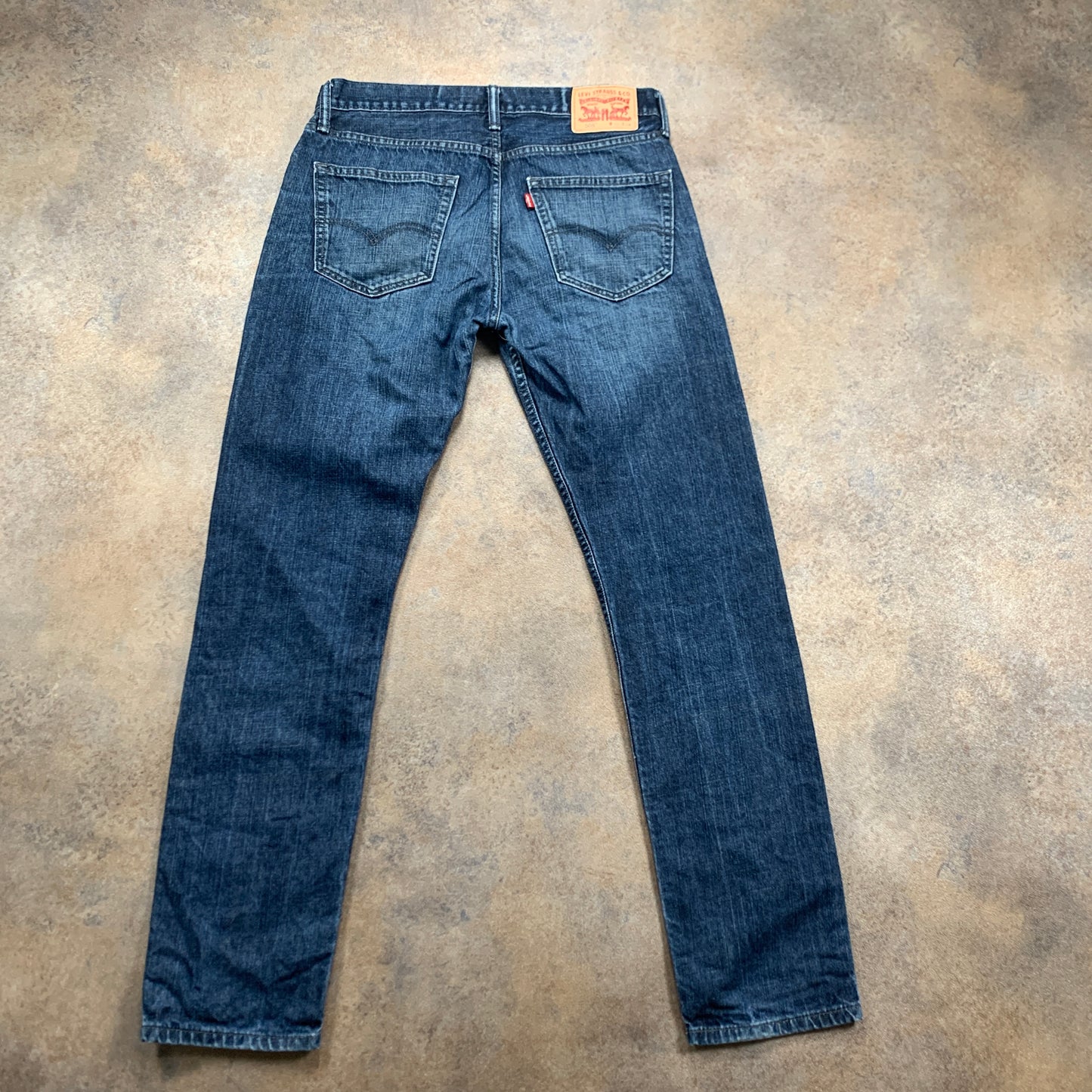LEVI'S 508 Jeans W32 L33 Mens Slim Fit Straight Blue