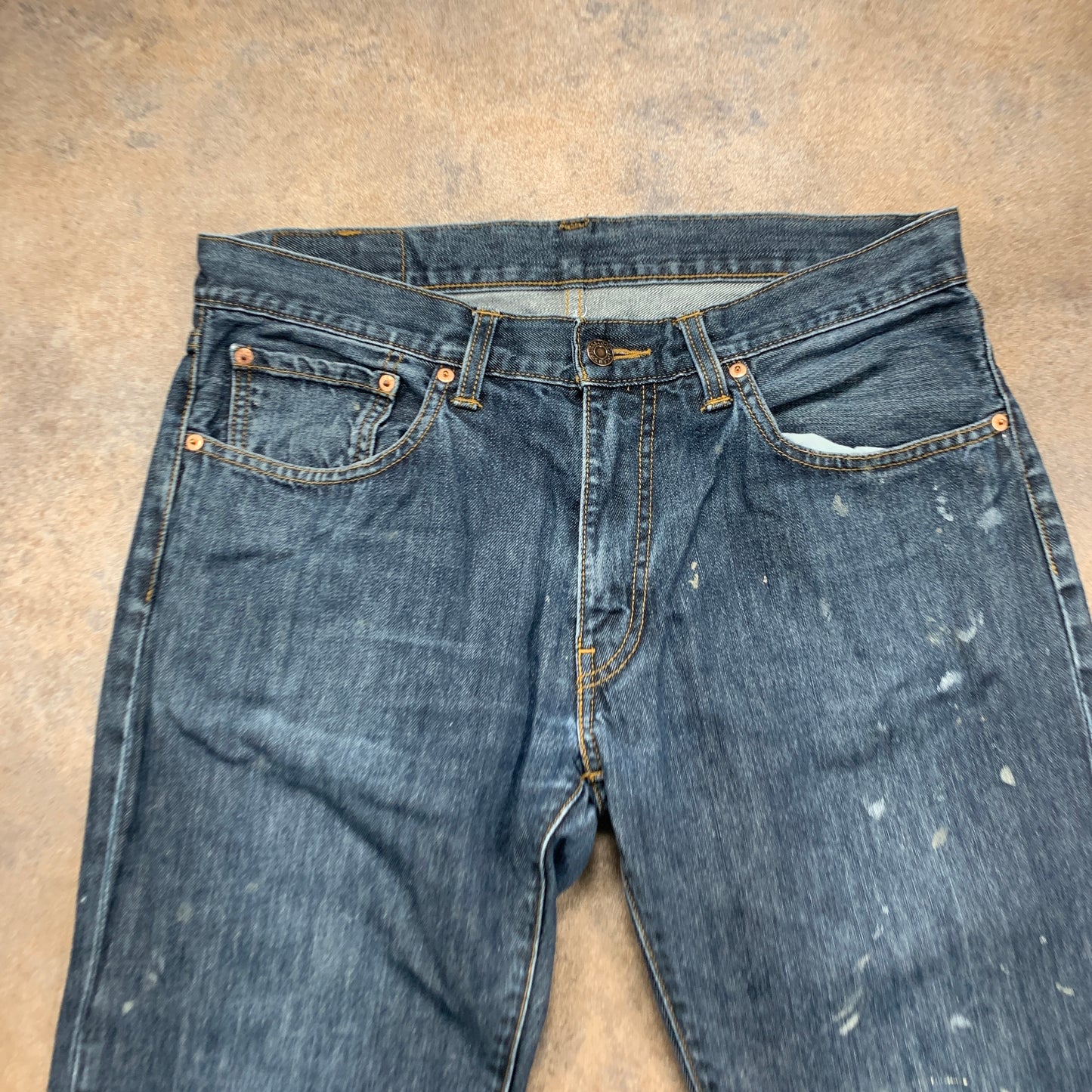 LEVI'S 504 Jeans W34 L32 Mens Regular Fit Straight Blue