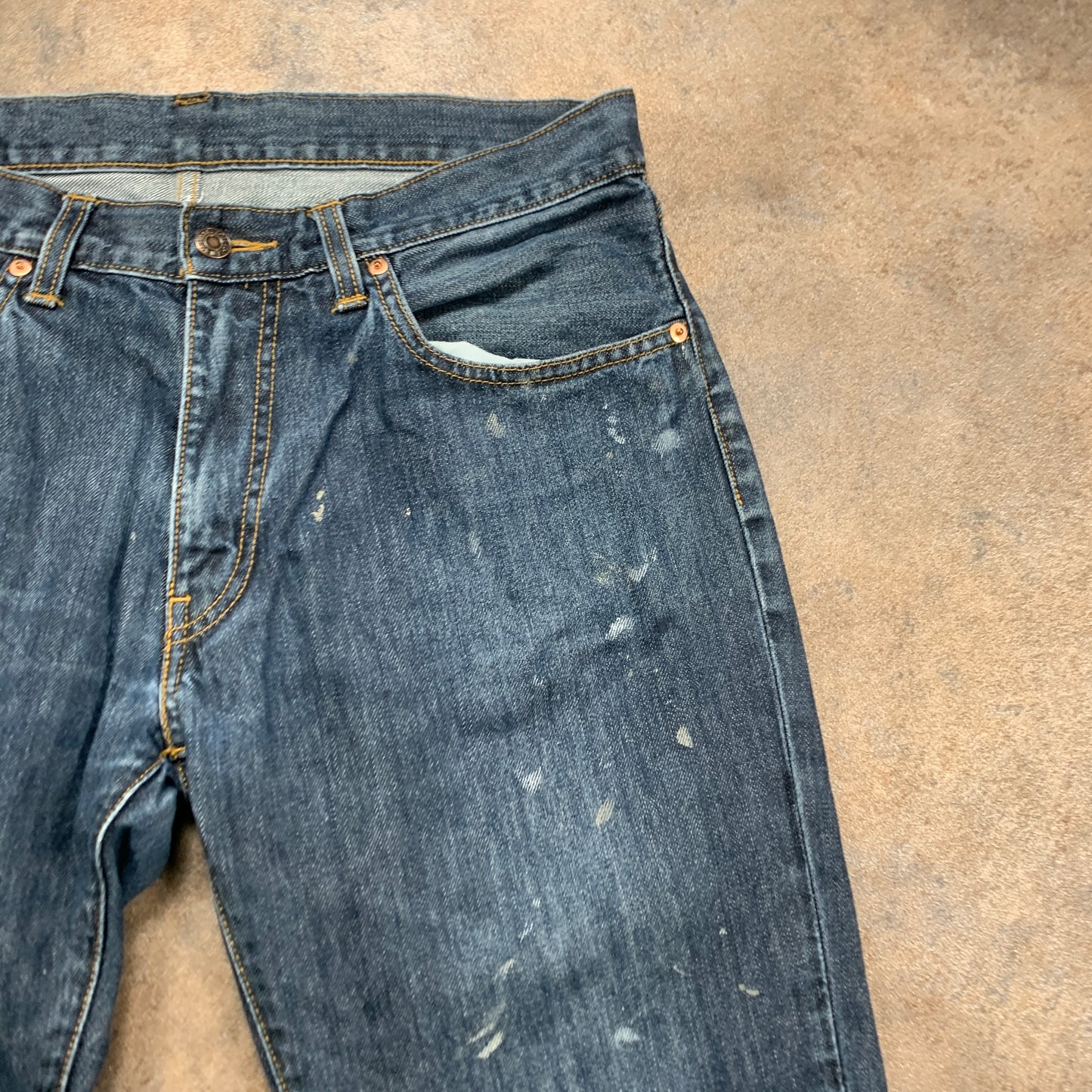 LEVI'S 504 Jeans W34 L32 Mens Regular Fit Straight Blue