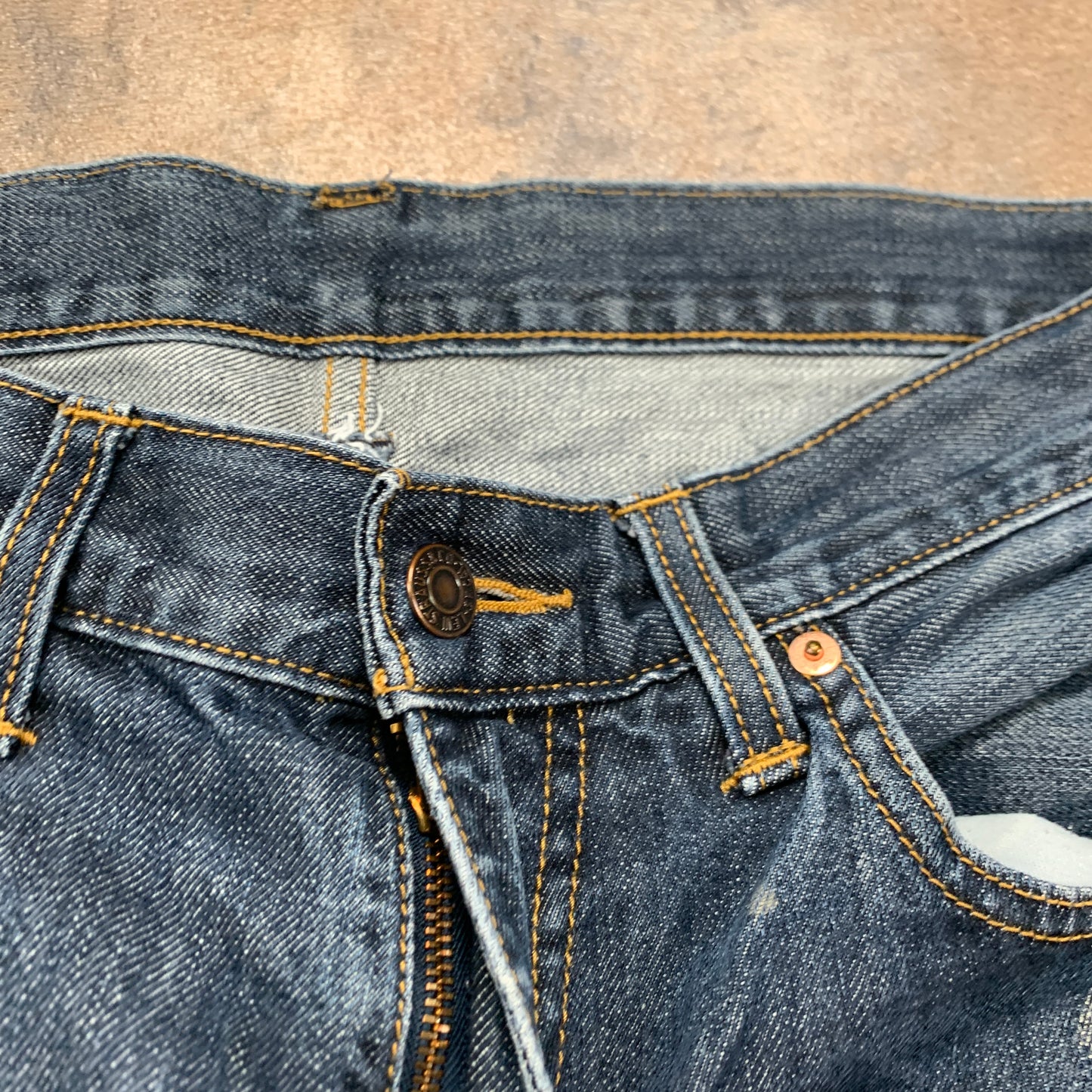 LEVI'S 504 Jeans W34 L32 Mens Regular Fit Straight Blue