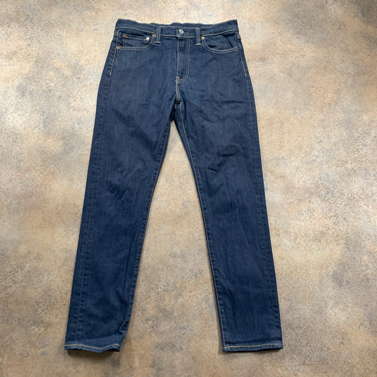LEVI'S 522 Jeans W30 L30 Mens Slim Fit Tapered Blue