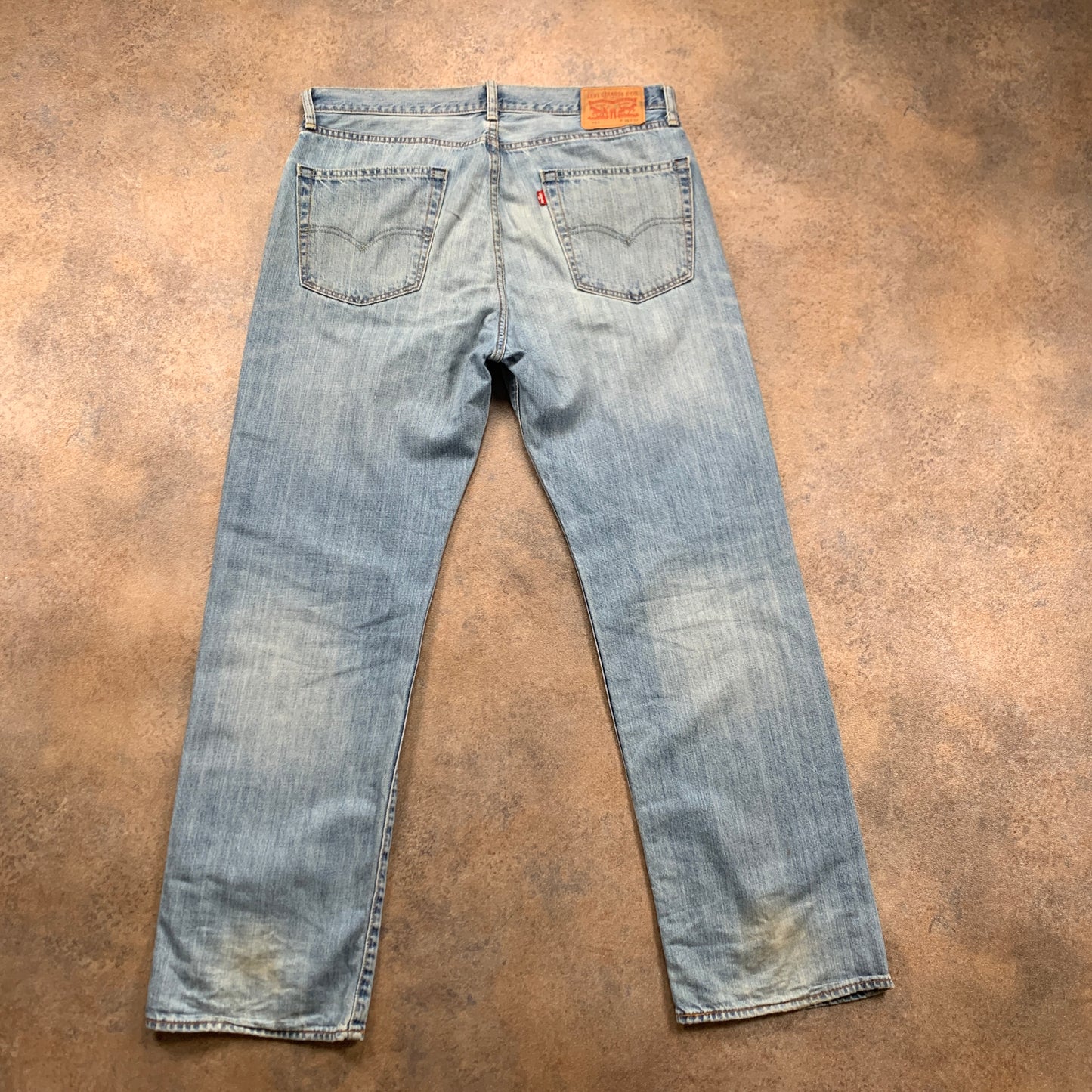 LEVI'S 751 Jeans W36 L32 Mens Regular Fit Straight Blue