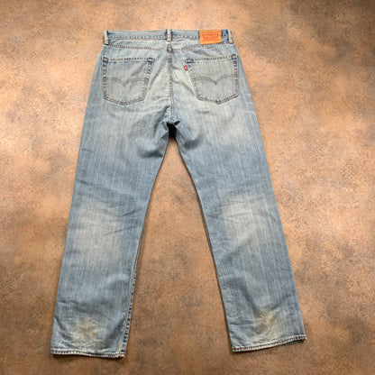 LEVI'S 751 Jeans W36 L32 Mens Regular Fit Straight Blue