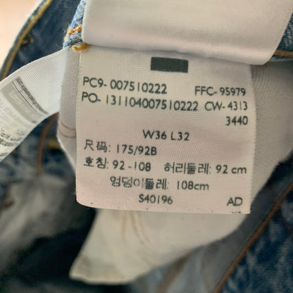 LEVI'S 751 Jeans W36 L32 Mens Regular Fit Straight Blue