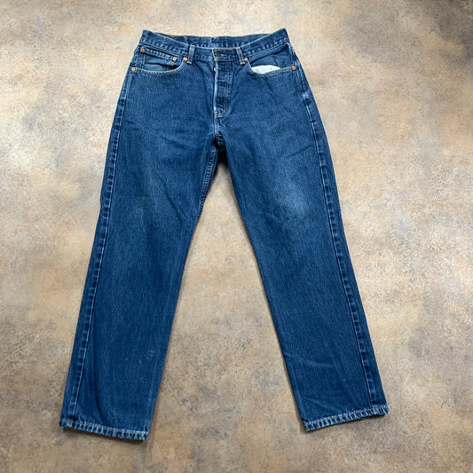 Vintage LEVI'S 582 Jeans W34 L29 Mens Relaxed Fit Straight Blue