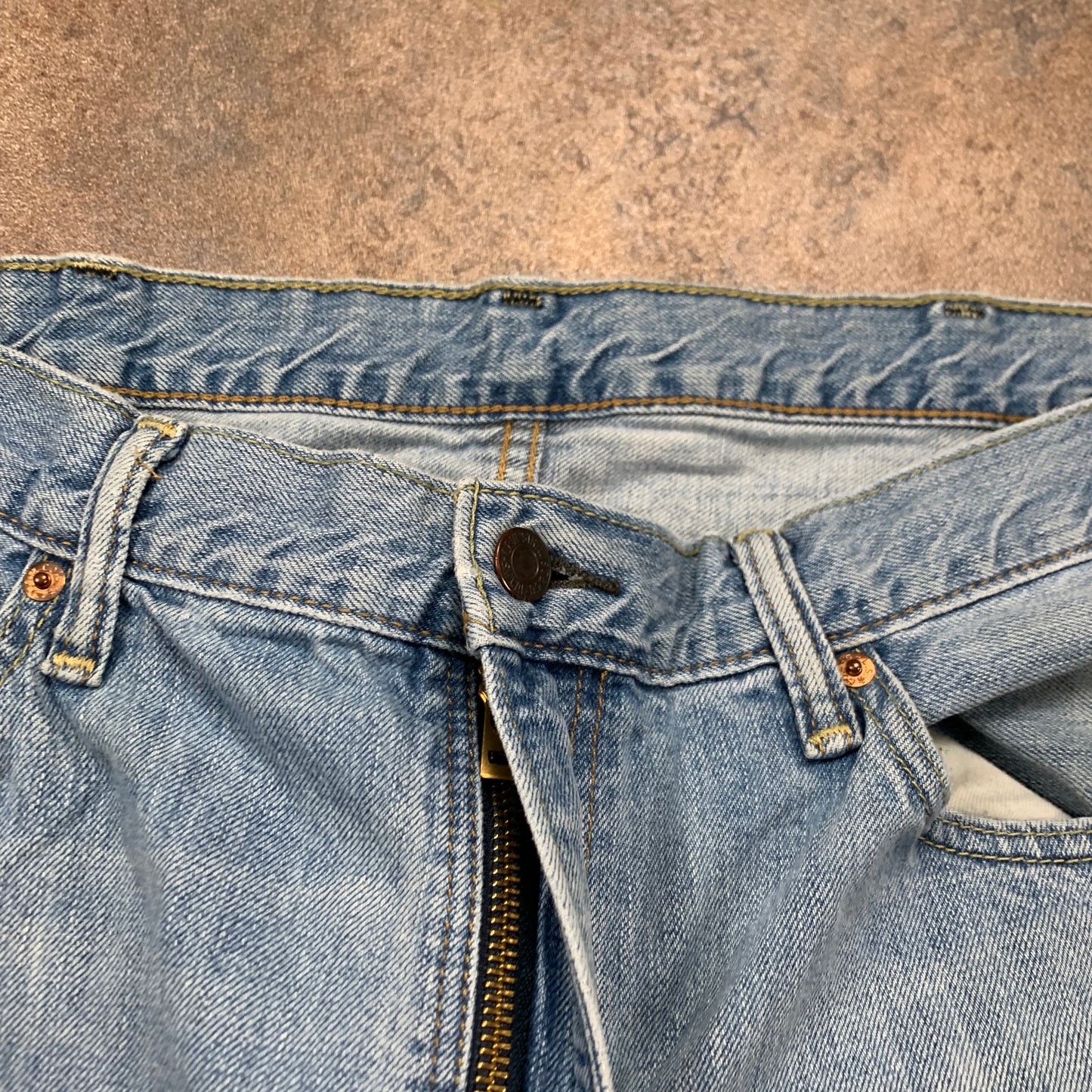 LEVI'S 550 Jeans W38 L30 Mens Relaxed Fit Straight Blue
