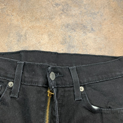LEVI'S 512 Jeans W29 L28 Mens Slim Fit Tapered Black