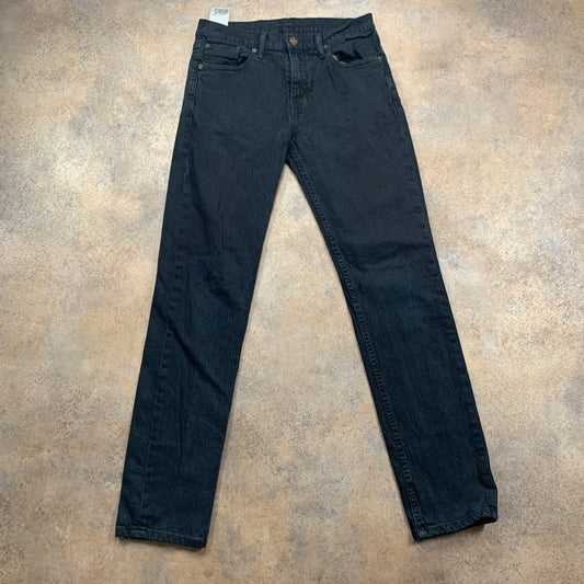 LEVI'S 511 Jeans W30 L32 Mens Slim Fit Black